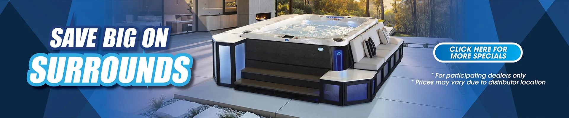 Calspas hot tub being used in a family setting - Carlsbad