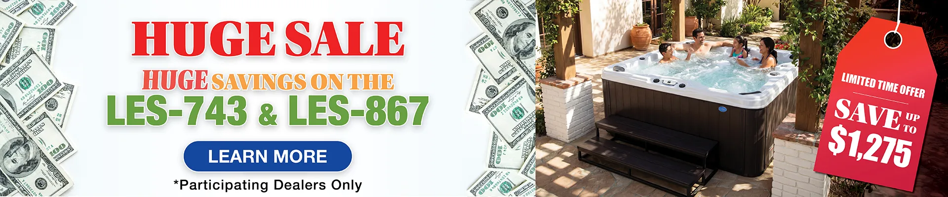 Calspas hot tub being used in a family setting - Carlsbad